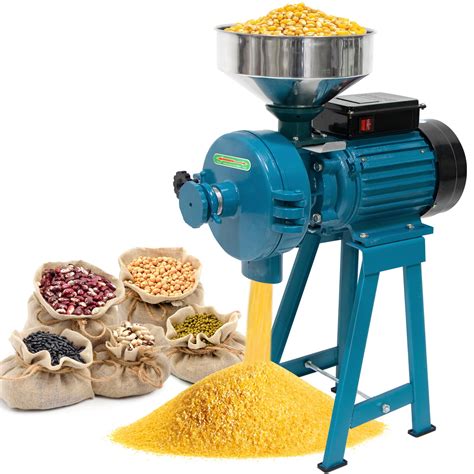 Buy NAIZEAElectric Grain Mill Grinder Dry Wet Grinder, Corn Mill Corn ...