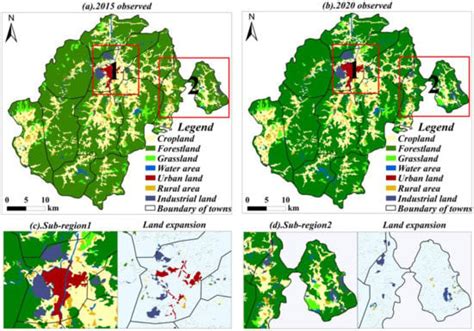 Multi-Scenario Simulation of Land-Use Change and Delineation of Urban ...
