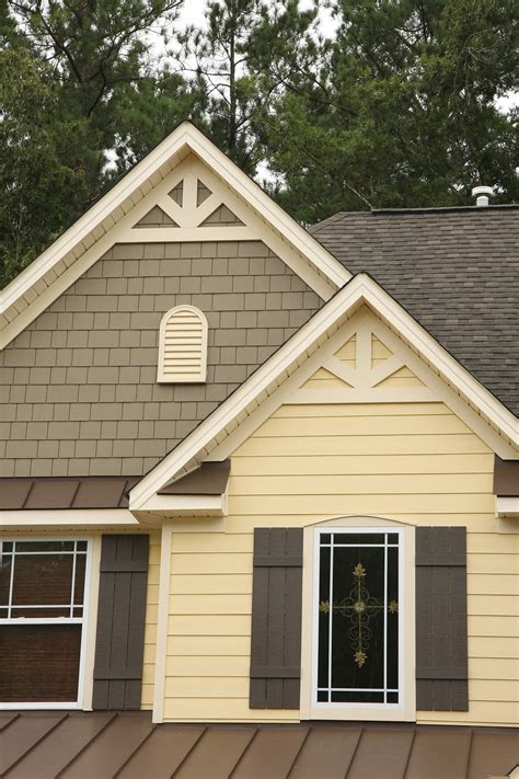 James Hardie - Design Ideas | Photo Showcase | Yellow house exterior, House paint exterior ...