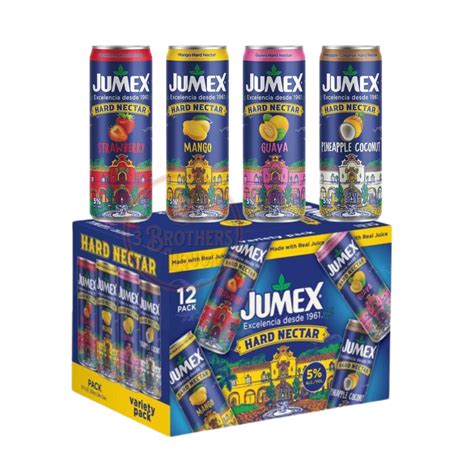 Jumex Hard Nectar Juice 12Pk Variety Pack Cans (2024 Release ...