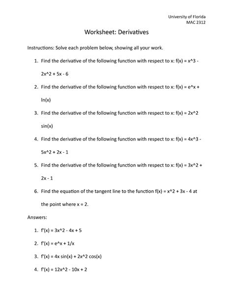 Image result for Derivative Worked Examples