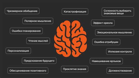 Когнитивные искажения: что это, список, как с ними работать