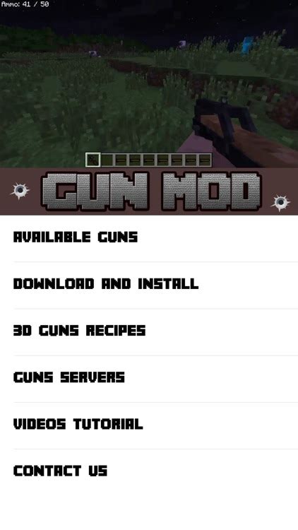 Image result for Minecraft Gun Mod for Free