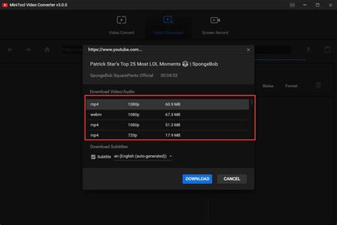 How to Use MiniTool Video Converter 的图像结果