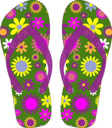 Clipart summer flip flop, Clipart summer flip flop Transparent FREE for ...