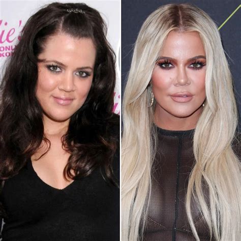 Valutazione prima e dopo Khloe kardashian?