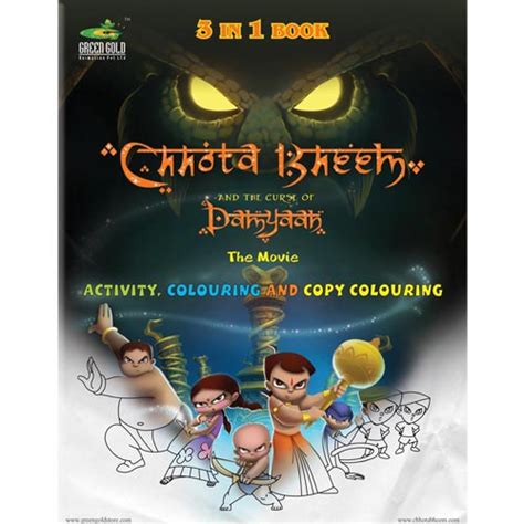 Buy 3-in-1 Book of Chhota Bheem And The Curse of Damyaan | COD – Green ...
