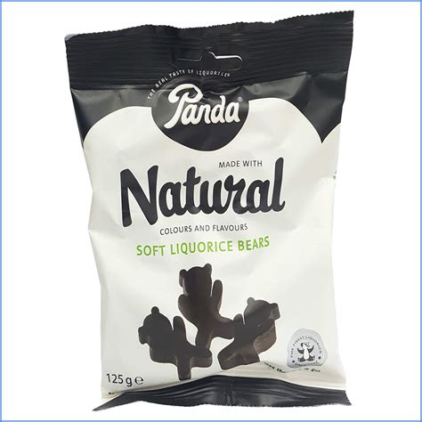 Panda Natural Soft Liquorice Bears - Healthy Habits