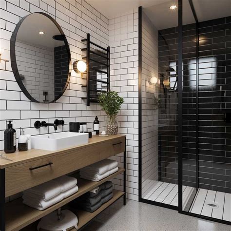 Bathroom Ideas Black And White