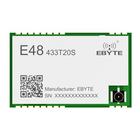 Buy Ebyte E48-433T20S 433MHz 20dBm 3.5km Wireless Data Transmission ...
