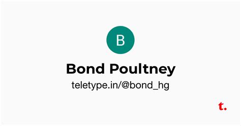 Bond Poultney — Teletype