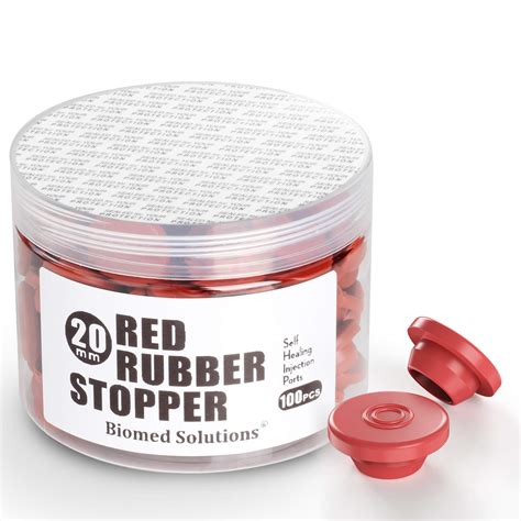 100pcs 20mm Self Healing Injection Ports Vials Rubber Stoppers Butyl ...