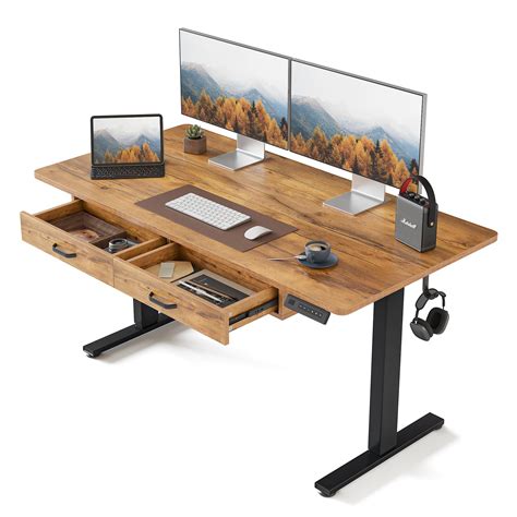 Snapklik.com : FEZIBO Adjustable Height Electric Standing Desk