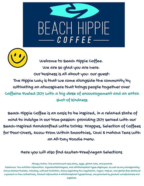 Beach Hippie Coffee - Myrtle Beach South Carolina Coffee & Tea - HappyCow