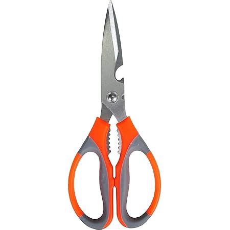 Wolpin Stainless Steel Kitchen Scissor with Cover Multipurpose Kitchen ...