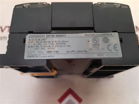Omron cp1w-mad11 a/d d/a unit – Aeliya Marine Tech