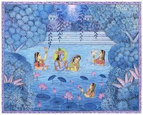 Radha Krishna - Handmade Pichwai Painting – Truly Earthy