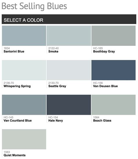 Benjamin Moore Paint Colors Blue Gray