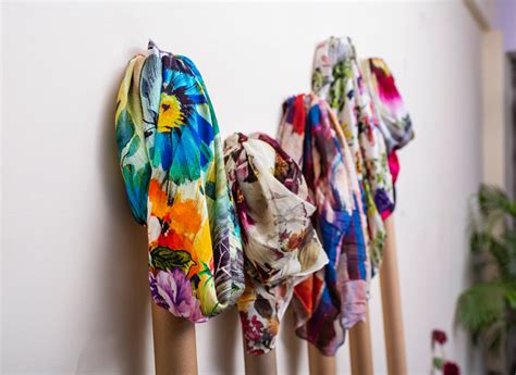 Digital Printed Scarves | Charu Digiprints