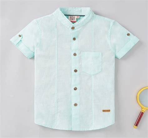Ed-a-Mamma Sustainable Boys Half Sleeves Shirt