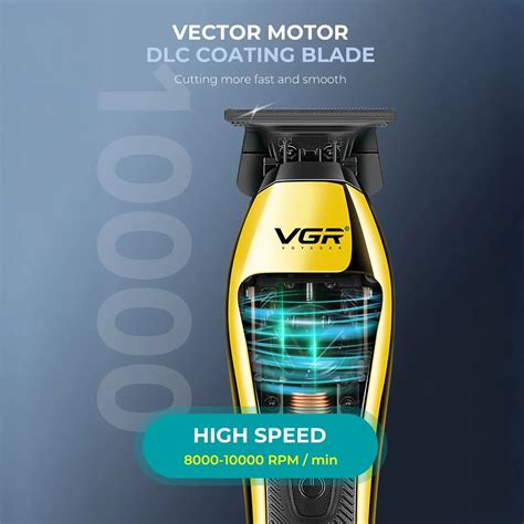 VGR V-994 Professional Salon Series Hair Trimmer for Men, Gold