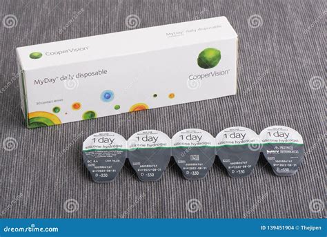 CooperVision Myday daily Disposable Contact Lenses Editorial Stock ...