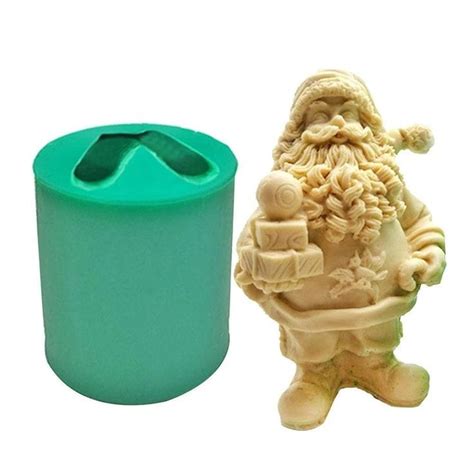 Lyba Moulds 3D Santaclaus Candle Silicone Mould
