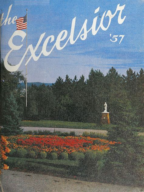 1957 yearbook from Mt. St. Charles Academy from Woonsocket, Rhode Island