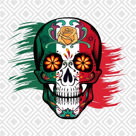 Sugar Skull Twitter Background