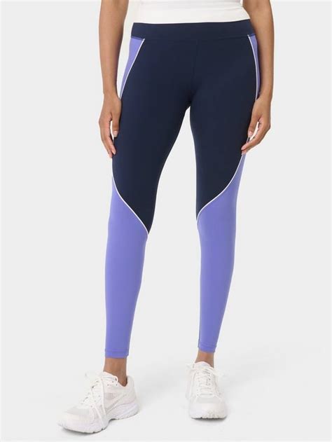 Sweaty Betty Power Workout Leggings, Navy/Aura Blue, XXS