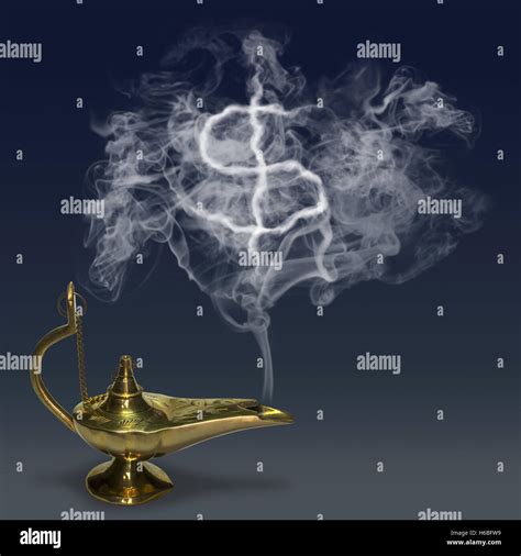 Aladdin's Magic Lamp Stock Photo - Alamy