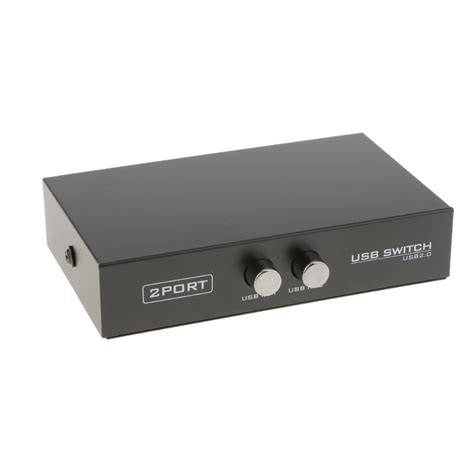 Oraima 2 Port USB 2.0 Switch Box / Hub For Printer Scanner Keyboard And ...