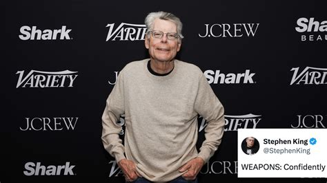 Stephen King shares his 8-word review of 'Weapons' - Movies