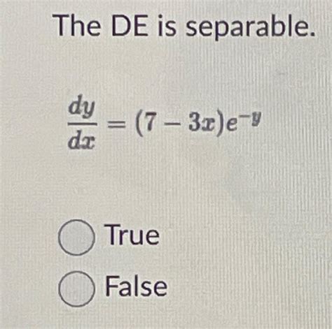 Image result for Separable DE Examples