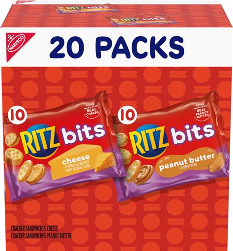 Amazon.com: Nabisco Cracker Variety Pack, RITZ Toasted Chips, Wheat ...