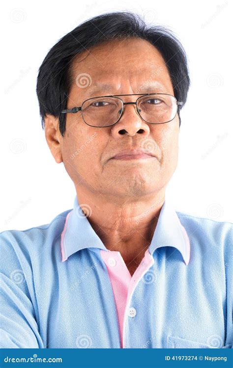 Asian old man stock photo. Image of older, elderly, male - 41973274