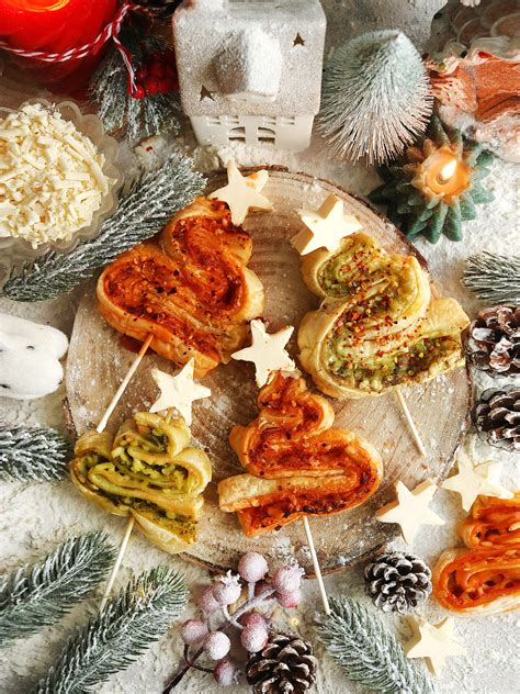 Puff Pastry Pizza Christmas Trees: Easy Holiday Appetizer - The Little ...