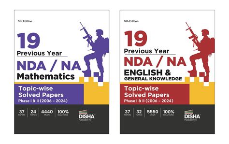 19 Previous Year NDA/ NA Mathematics, English & General Knowledge Topic ...