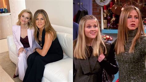 Jennifer Aniston and Reese Witherspoon Recreate Their Iconic Scene in Friends | Harper's Bazaar ...