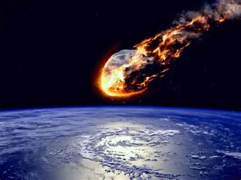 500 kg spacecraft will collide with meteorite and change its direction ...