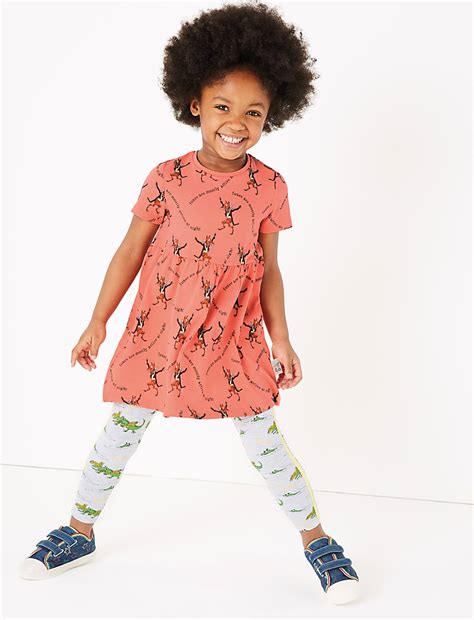 Buy Roald Dahl™ & NHM™ Fox Dress (2-7 Yrs) at Marks & Spencer