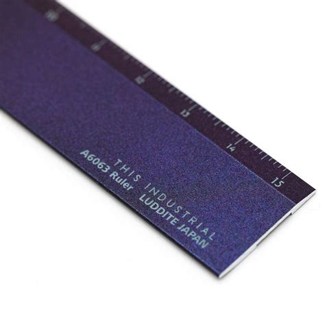 Yellow Knife A6063 Ruler ／LDTI-ARYK-01 | Luddite ラダイト
