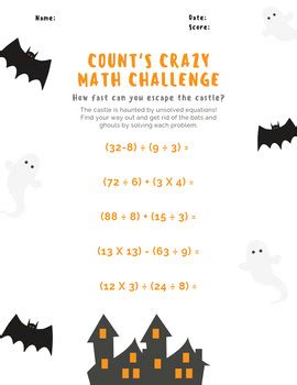 Image result for Crazy Math Activity