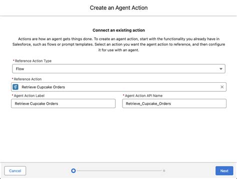 Custom Agent Using Flows in Salesforce 的图像结果