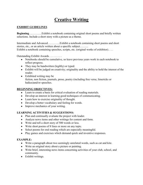 Creative Writing 的图像结果