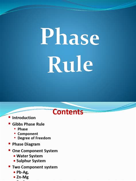Image result for Phase Rule Calculation