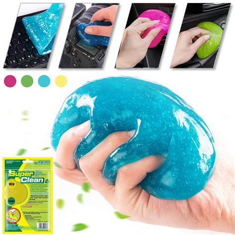 4 Pack Cleaning Gels, Super Clean Slime Universal Auto Detailing Tools ...