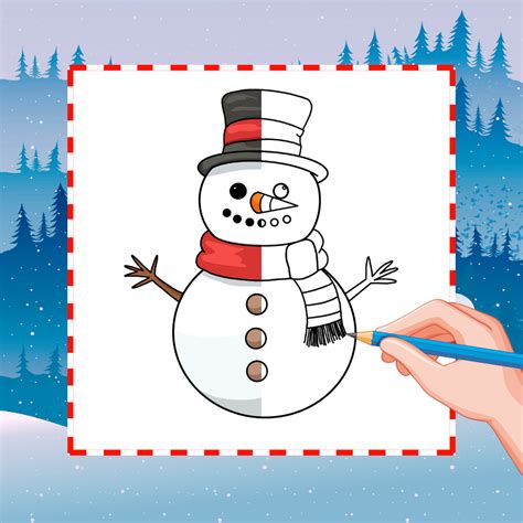 Image result for Snowman Drawing