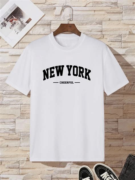 New-York-Men-s-Casual-Trendy-Graphic-Print-Comfortable-Crew-Neck-Short ...