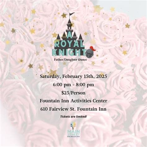 Father/Daughter Dance, Fountain Inn Activity Center, 15 February 2025 ...